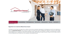Desktop Screenshot of massivhaus-neubau.de